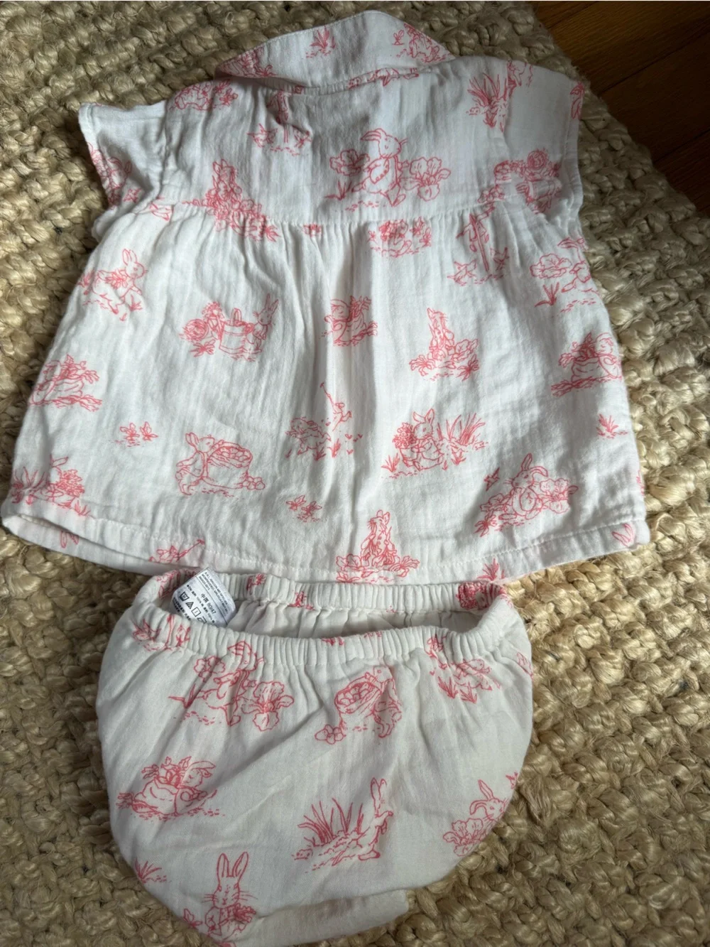GAP PETER RABBIT DIAPER SET